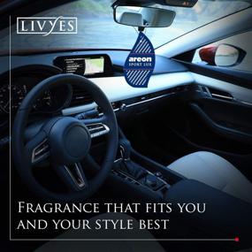 img 3 attached to 🚘 AREON Sport Lux Silver Hanging Cardboard Air Freshener - Premium Cologne Perfume with Natural Fragrances for Car, Home & Office - Long Lasting, Fresh, Luxurious Scent - Stylish & Effective Design