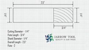 img 3 attached to 🔧 Инструмент Jarrow - квадратные карбидные фрезы: точность и производительность для исключительных результатов фрезерования