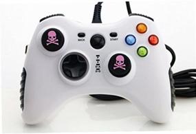 img 1 attached to 🎮 Optimized Silicone Thumb Stick Grip Cap for Enhanced Gaming Experience - Pink Skull Design, Suitable for PS4, Xbox One, PS3, Xbox 360, and PS2 Game Controllers