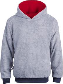 img 3 attached to Stay Cozy and Stylish with IGEEKWELL Men's Zip Up Hoodie - Ultimate Warmth in a Sherpa Lined Jacket