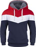 stay cozy and stylish with igeekwell men's zip up hoodie - ultimate warmth in a sherpa lined jacket logo