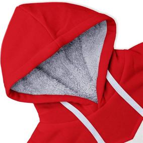 img 1 attached to Stay Cozy and Stylish with IGEEKWELL Men's Zip Up Hoodie - Ultimate Warmth in a Sherpa Lined Jacket