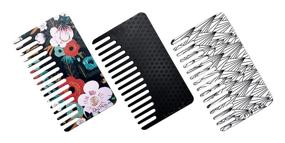 img 4 attached to Go Comb Портативный кошелек из пластика, комплект из 3 штук