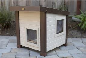 img 1 attached to 🐾 ecoFLEX Albany Outdoor Feral Cat House: A Sustainable Shelter for Stray Cats