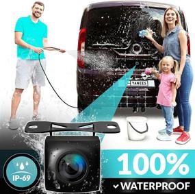 img 1 attached to 📷 Super Wide Angel 149 Degrees HD Backup Camera: Night Vision & Waterproof, Ideal for Pickup Trucks, SUVs, RVs, Vans - High Definition Reverse Camera for Car