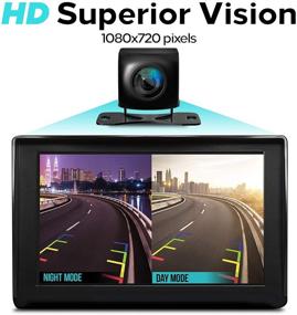 img 3 attached to 📷 Super Wide Angel 149 Degrees HD Backup Camera: Night Vision & Waterproof, Ideal for Pickup Trucks, SUVs, RVs, Vans - High Definition Reverse Camera for Car