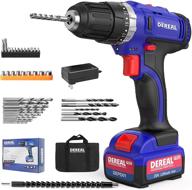 dereal cordless drill driver tools set electric screwdriver accessories логотип