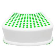 children's green step stool - ideal for potty training, bathroom, bedroom, toy room, kitchen, and living room. a perfect addition to your home logo