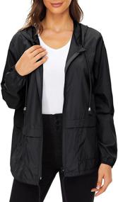img 3 attached to Zando Lightweight Raincoats Waterproof Windbreaker Women's Clothing and Coats, Jackets & Vests