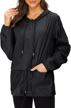 zando lightweight raincoats waterproof windbreaker women's clothing and coats, jackets & vests logo