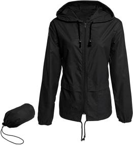img 1 attached to Zando Lightweight Raincoats Waterproof Windbreaker Women's Clothing and Coats, Jackets & Vests