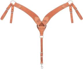 img 1 attached to 🐴 Weaver Leather Premium Breast Collar made with Harness Leather