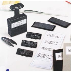 img 3 attached to 🖨️ Finex Self-Inking Printing Kit: Create Personalized Custom Rubber Stamps for Home & Business