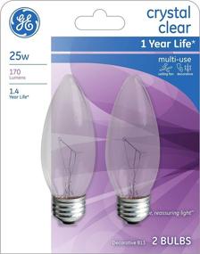 img 3 attached to 💡 GE 25 Watt Incandescent Chandelier Decorative Bulb