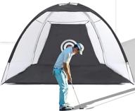 veggicy golf hitting net for indoor and outdoor practice - golf training aids with chipping net and hitting mat for backyard логотип