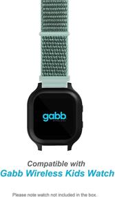 img 3 attached to 🌈 Gabb Watch Kids Watch Band: 20mm Boy Girl Smart Watch Replacement with Quick Release Pins - Breathable Hook&Loop Nylon Sport Style