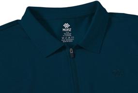 img 2 attached to MoFiz Polo Sleeve Performance Shirts: Elevate Your Style and Performance