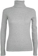 👚 stylish loxdonz girls long sleeve turtleneck tee shirt: high neck tops for kids (3 toddler-13 years) logo