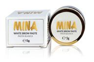 mina white brow paste 5g: achieve the perfect brow shape with effortless drawing and sketching for flawless eyebrow tinting logo