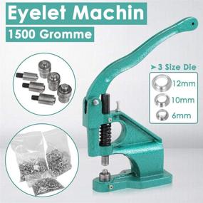 img 3 attached to 🔧 Highly Efficient Grommet Machine for Industrial Eyelet Grommets