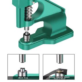 img 1 attached to 🔧 Highly Efficient Grommet Machine for Industrial Eyelet Grommets
