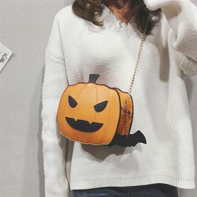 img 1 attached to QZUnique Halloween Novelty Shoulder Crossbody Women's Handbags & Wallets for Shoulder Bags