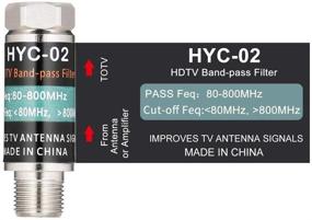 img 1 attached to 📺 Enhanced TV Antenna LTE Filter - Boosts RF Interference Suppression and Amplification - 4G Interference Reduction for Cell Phone Towers