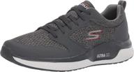 stylish and sporty: skechers steady 54888 sneaker navy lime men's shoes! logo