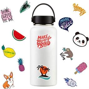 img 2 attached to Stickers Bottles Waterproof Aesthetic Notebook Laptop Accessories
