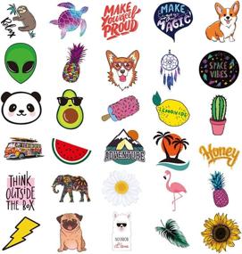 img 3 attached to Stickers Bottles Waterproof Aesthetic Notebook Laptop Accessories