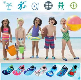 img 2 attached to 🐙 Octopus Girls' Non-Slip Barefoot Shoes for Toddlers by Bigib