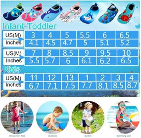 img 3 attached to 🐙 Octopus Girls' Non-Slip Barefoot Shoes for Toddlers by Bigib