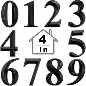 img 4 attached to Numbers Mailbox Self Adhesive Stickers Apartment