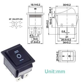 img 2 attached to Position Rocker Toggle Switch QTEATAK Industrial Electrical