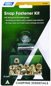 img 1 attached to 🔧 Camco 51006 Snap Fastener Kit with Flaring Tool - 10 Pack: Optimize Your Search!