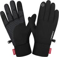 🧤 anqier winter touchscreen gloves: warm, durable, and suitable for running, driving, and cycling - ideal for both men and women logo