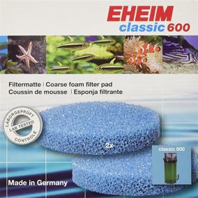 img 2 attached to 🔵 EHEIM Coarse Filter Pad (Blue) for Classic External Filter 2217 - Pack of 2