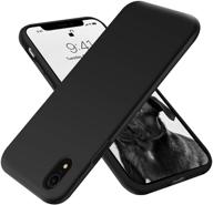 📱 otofly iphone xr case - silky smooth soft touch silicone for full-body protection (black) logo