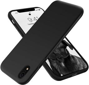 img 4 attached to 📱 OTOFLY iPhone XR Case - Silky Smooth Soft Touch Silicone for Full-Body Protection (Black)