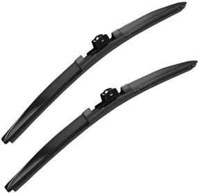 img 4 attached to 🚗 MIKKUPPA Front Wipers Replacement for GMC Yukon 2000-2017 and Chevy Suburban 2000-2013 Windshield Wiper Blade, 22-inch + 22-inch (Pack of 2)