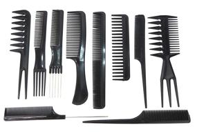 img 2 attached to 💇 Ultimate Hair Styling with the Magic 10 Piece Professional Comb Set