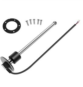 img 4 attached to 🔋 240-33 ohms 16-inch (400mm) Stainless Steel Fuel Sending Unit for Marine Boat Fuel Gas Tank Level Sender – Fuel & Water Lever Gauge Sensor for Marine Water Tanks and Fuel Gauges