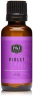 🌸 p&j trading violet fragrance oil - premium grade, 1oz/30ml, ideal for seo logo