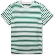 deespace unisex kids short sleeve t-shirts: comfy cotton tees for boys and girls (3-12 years) logo