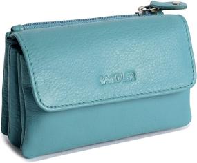 img 4 attached to SADDLER Triple Gusset Additional Section Women's Handbags & Wallets for Wallets