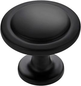 img 4 attached to 🔘 Ravinte 30 Pack 1-1/4 inch Kitchen Cabinet Knobs: Matte Black Zinc Pulls and Handles
