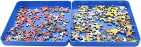 img 2 attached to 🧩 Organize and Sort Puzzles with Jigitz Jigsaw Puzzle Sorter Trays