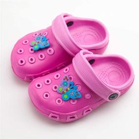 img 1 attached to Babelvit Clogs Water Sandals - Cute Slip-On Shoes for Toddler Kids, Boys and Girls - Light Summer Children's Beach Pool Play Slippers (Toddler/Little Kids)