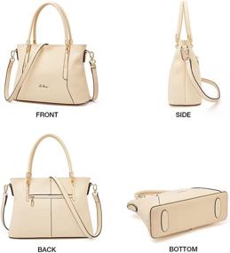 img 1 attached to LAORENTOU Genuine Leather Handbag Shoulder Women's Handbags & Wallets