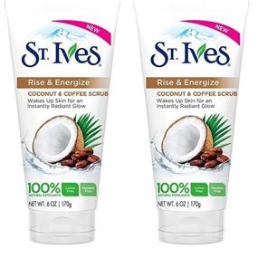 img 2 attached to ☕️ St. Ives Rise and Energize Coconut Coffee Scrub, 6 oz (Pack of 2)